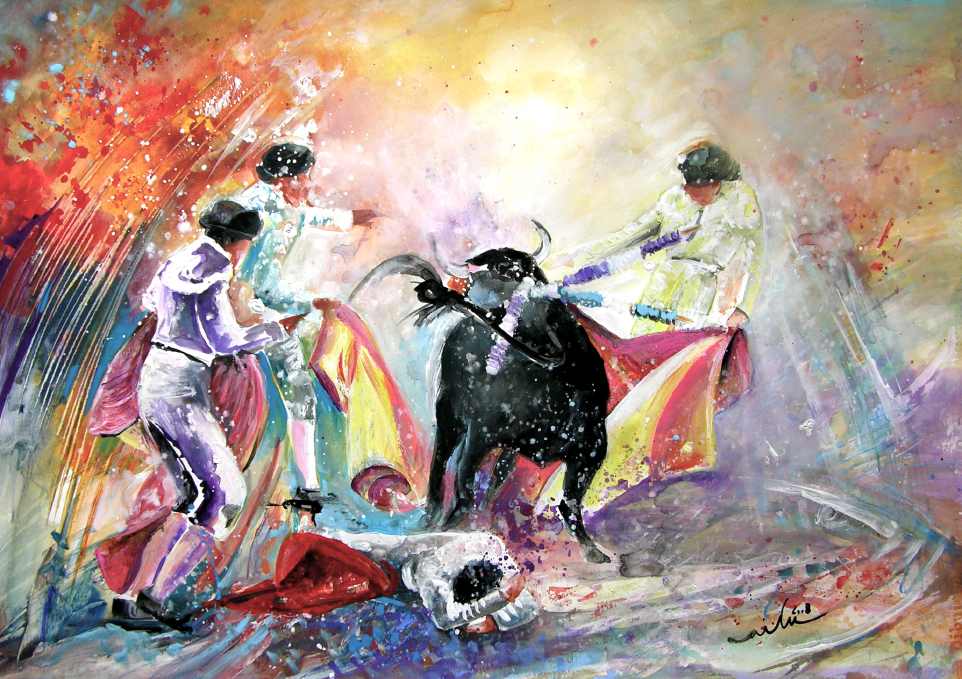 Bullfight Corrida Toro 2010 painting - Unknown Artist Bullfight Corrida Toro 2010 art painting